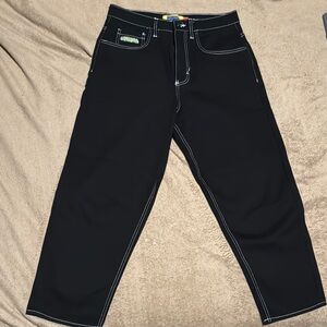 Mens EMPYRE baggie black jeans 30x30